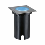 LED Bodeneinbauleuchte Smart Home Zigbee 3.0 Floor IP67 eckig 110x110mm RGBW+ 4,9W 300lm 230V Eisen gebürstet Aluminium