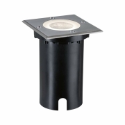 LED Bodeneinbauleuchte Smart Home Zigbee 3.0 Floor IP67 eckig 110x110mm RGBW+ 4,9W 300lm 230V Eisen gebürstet Aluminium