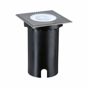 LED Bodeneinbauleuchte Smart Home Zigbee 3.0 Floor IP67 eckig 110x110mm RGBW+ 4,9W 300lm 230V Eisen gebürstet Aluminium