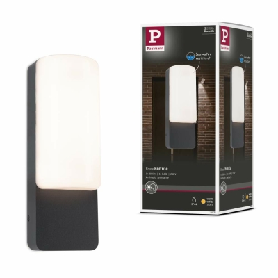 94838 Akena | IP44 Bewegungsmelder 243x254mm Außenwandleuchte Paulmann LED Lampen1a