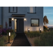 LED Außenwandleuchte Bonnie Bewegungsmelder  IP44  93x77mm 3000K 8,5W 560lm 230V  Anthrazit Aluminium