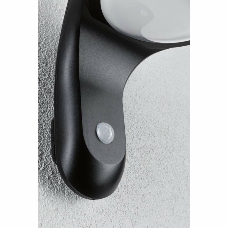 Paulmann Solar LED Außenwandleuchte Diskola Bewegungsmelder  IP44  180x234mm 3000K 3,5W 400lm   Anthrazit Kunststoff