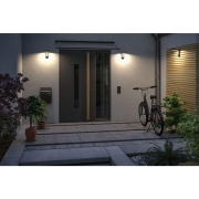 Solar LED Außenwandleuchte Diskola Bewegungsmelder  IP44  180x234mm 3000K 3,5W 400lm   Anthrazit Kunststoff