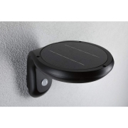 Solar LED Außenwandleuchte Diskola Bewegungsmelder  IP44  180x234mm 3000K 3,5W 400lm   Anthrazit Kunststoff