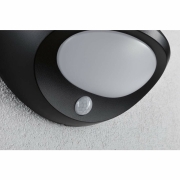 Solar LED Außenwandleuchte Sorova Bewegungsmelder  IP44  230x125mm 3000K 3,5W 220lm   Anthrazit Kunststoff