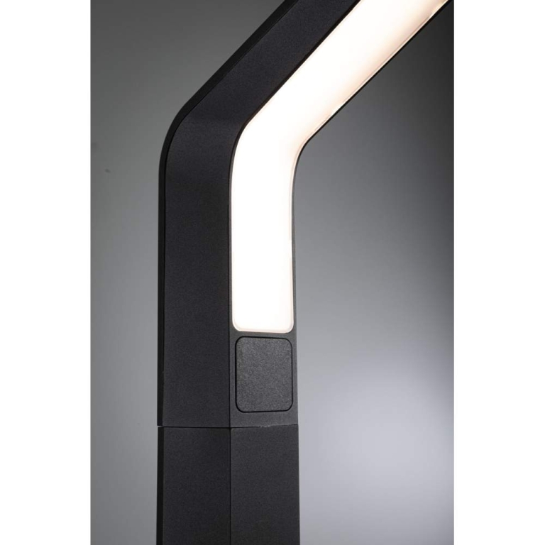 Paulmann LED Pollerleuchte Merano Bewegungsmelder mit Hochfrequenz-Sensor  IP44  910mm 3000K 14W 850lm 230V  Anthrazit  Aluminium
