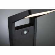 LED Pollerleuchte Juntea Bewegungsmelder  IP44  585mm 3000K 11W 900lm 230V  Anthrazit  Aluminium