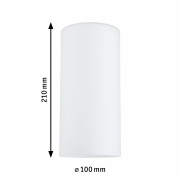 URail 2Easy Glas-Schirm Raja 100mm Opalglas