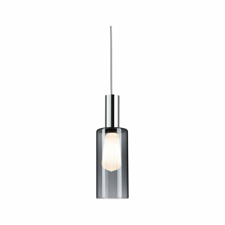 Paulmann URail 2Easy Glasschirm Raja 100mm Rauchglas