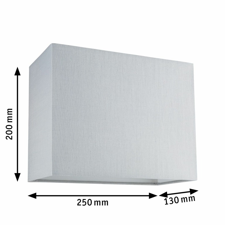 Paulmann URail 2Easy Stoffschirm Verona 250x130mm Grau