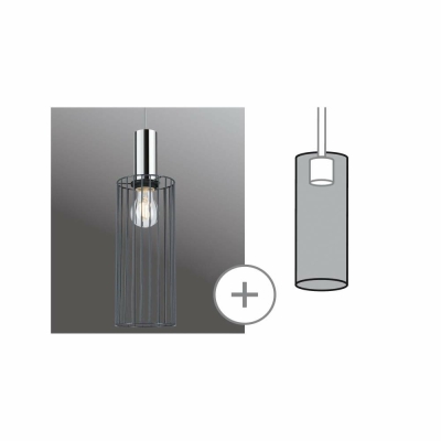 Paulmann URail 2Easy Metallschirm Biraha Anthrazit Cage-Design