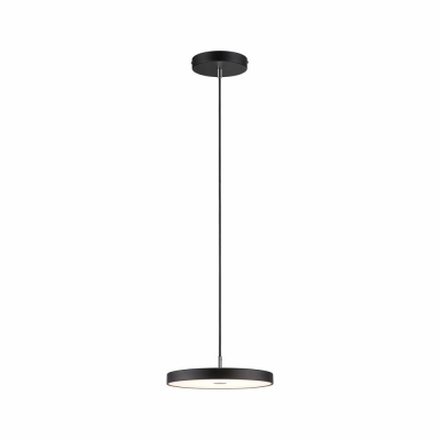 Paulmann LED Pendelleuchte 3-Step-Dim Hildor 22W Schwarz matt höhenverstellbares Textilkabel