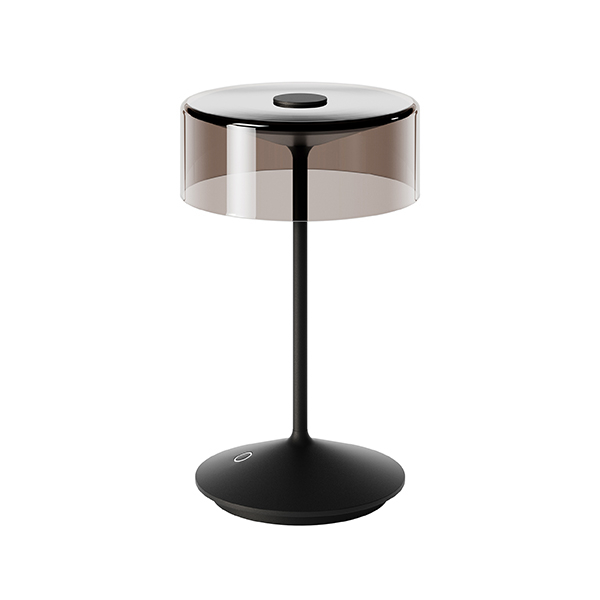 SIGOR Akku-Glasleuchte Numotion 265 mm nachtschwarz 2,2W FlexMood 2200K/2700K IP54 171lm