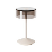 Akku-Glasleuchte Numotion 265 mm dünenbeige 2,2W FlexMood 2200K/2700K IP54 171lm