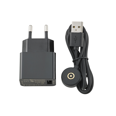 SIGOR Nuindie Easy-Connect Pug Ladekabel inkl Netzteil Schwarz 1.200mm