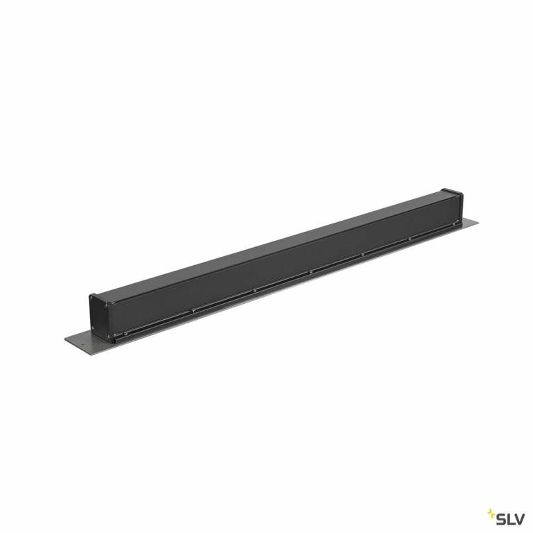 SLV DASAR® 1200, Bodeneinbauleuchte, 34W, 3000K, IP65/IP67, quadratisch, edelstahl