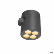 R-CUBE, Wand- und Deckenaufbauleuchte, 2700/3000K, 15W, PHASE, 70°, anthrazit
