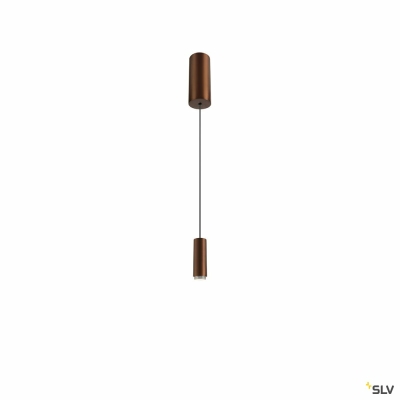 SLV LALU®, Pendelleuchte, Led Base, Mix&Match, 150cm, 9.5W, 3000K, PHASE, bronze