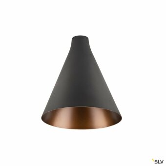 SLV LALU® CONE 15, Leuchtenschirm, Mix&Match, H:17 cm, schwarz