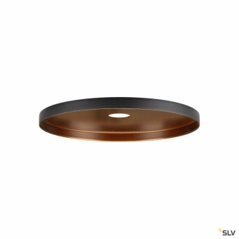 SLV LALU® PLATE 22, Leuchtenschirm, Mix&Match, H:1.5 cm, schwarz