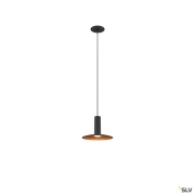 LALU®, Pendelleuchte, Led Base, Einbau, Mix&Match, 150cm, 9.5W, 3000K, PHASE, schwarz
