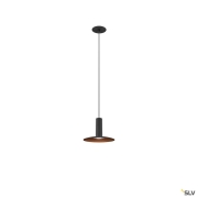 LALU®, Pendelleuchte, Led Base, Einbau, Mix&Match, 150cm, 9.5W, 3000K, PHASE, schwarz