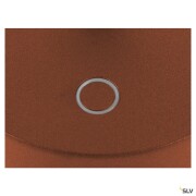 VINOLINA ONE, Tischleuchte, Akku, IP54, 2700K, TOUCH, rost