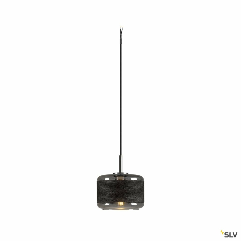 SLV Pendelleuchte PANTILO 15W | Lampen1a ROPE 1007598 E27 silber 27 250cm