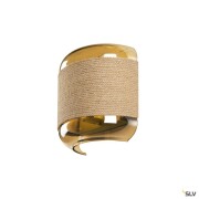 PANTILO ROPE, Wandaufbauleuchte, anderes, 1x max. 15W G9, gold