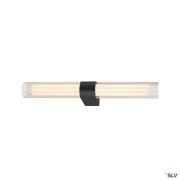 LYGANT double, Wandaufbauleuchte, 3000K, 11W, schwarz