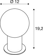 VARYT, Tischleuchte, E14, IP20, weiß
