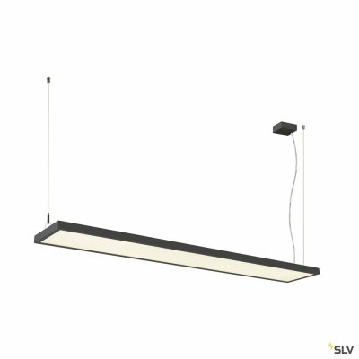 SLV WORKLIGHT PRO 150, Pendelleuchte, 150cm, 4000K, DALI, Touch, schwarz