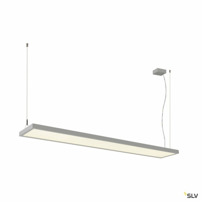 SLV WORKLIGHT PRO 150, Pendelleuchte, 150cm, 4000K, DALI, Touch, grau