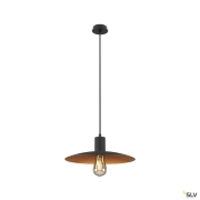 LALU®, Leuchtenschirm, E27 Base, Mix& Match, H:3.5 cm, schwarz