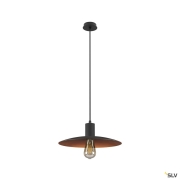 LALU®, Leuchtenschirm, E27 Base, Mix& Match, H:3.5 cm, schwarz