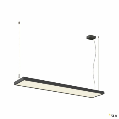 SLV WORKLIGHT PRO 120, Pendelleuchte, 120cm, 4000K, DALI, Touch, schwarz