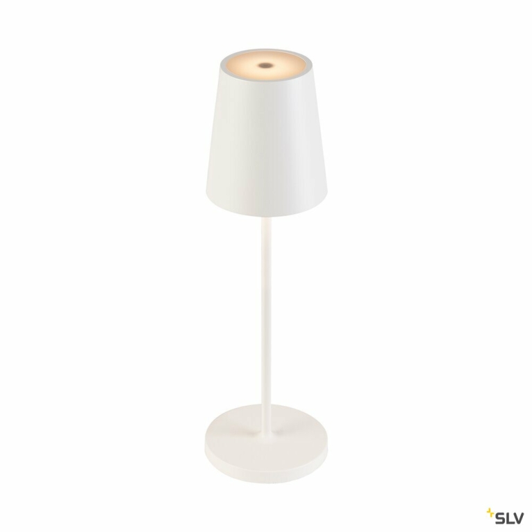 SLV 1007697 VINOLINA TWO Tischleuchte Akku IP65 2200/2700/3000K TOUCH beige  | Lampen1a