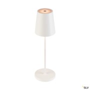 VINOLINA TWO, Tischleuchte, Akku, IP65, 2200/2700/3000K, TOUCH, weiß