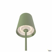 VINOLINA TWO, Tischleuchte, Akku, IP65, 2200/2700/3000K, TOUCH, grün
