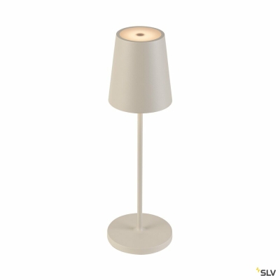 SLV VINOLINA TWO, Tischleuchte, Akku, IP65, 2200/2700/3000K, TOUCH, beige