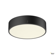 MEDO® PRO 30, Wand- und Deckenaufbauleuchte, rund, 3000/4000K, 10W, Phasenabschnitt, 70°, UGR<19, schwarz