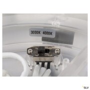 MEDO® PRO 30, Wand- und Deckenaufbauleuchte, rund, 3000/4000K, 10W, Phasenabschnitt, 70°, UGR<19, weiß