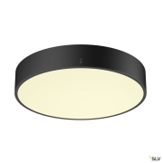 MEDO® PRO 40, Wand- und Deckenaufbauleuchte, rund, 3000/4000K, 19W, Phasenabschnitt, 80°, UGR<19, schwarz