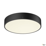 MEDO® PRO 40, Wand- und Deckenaufbauleuchte, rund, 3000/4000K, 19W, Phasenabschnitt, 80°, UGR<19, schwarz