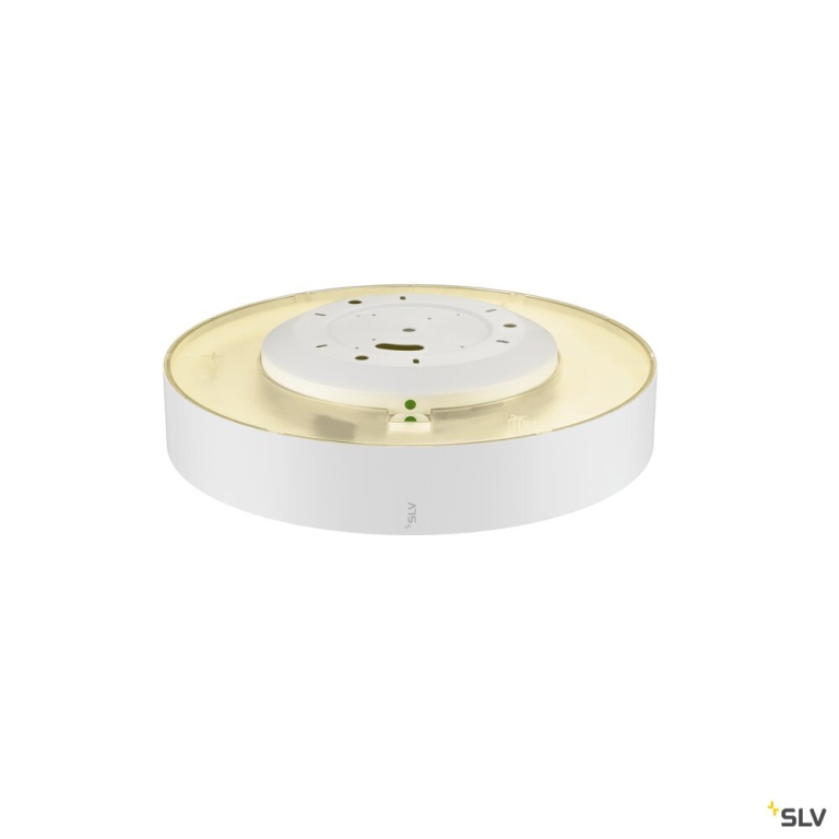SLV MEDO® PRO 40, Wand- und Deckenaufbauleuchte, rund, 3000/4000K, 19W, Phasenabschnitt, 80°, UGR<19, weiß