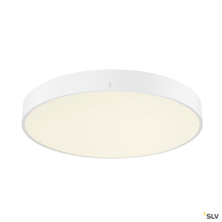 SLV MEDO® PRO 60, Wand- und Deckenaufbauleuchte, rund, 3000/4000K, 37W, Phasenabschnitt, 80°, UGR<19, weiß
