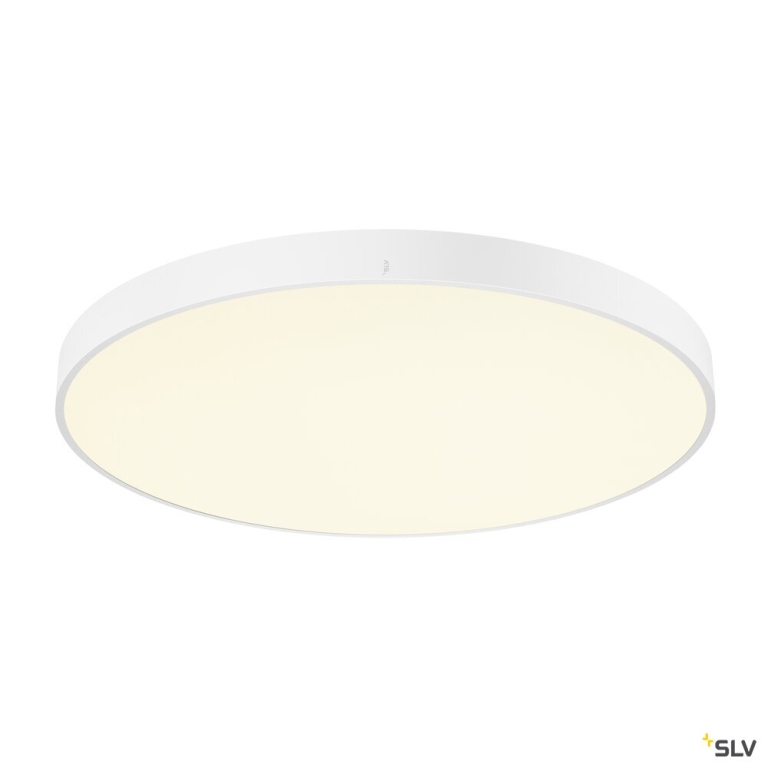 SLV MEDO® PRO 90, Deckenaufbauleuchte, rund, 3000/4000K, 74W, Phasenabschnitt, 80°, UGR<19, weiß