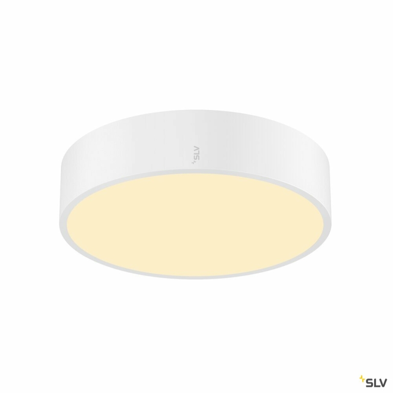 SLV MEDO® 30, Wand- und Deckenaufbauleuchte, rund, 2700/3000/4000K, 12W, Phasenabschnitt, 110°, weiß