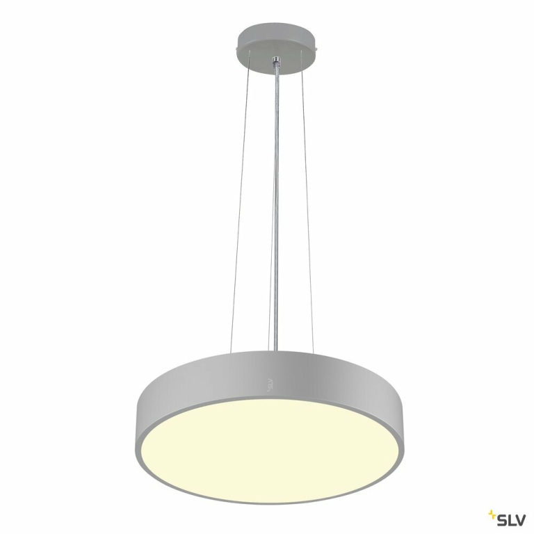 SLV MEDO® 40, Wand- und Deckenaufbauleuchte, rund, 2700/3000/4000K, 20W, Phasenabschnitt, 110°, grau