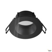 NEW TRIA® 68, Deckeneinbauring, D: 8.3 H: 3.55 cm, IP 65, inkl. Glas, schwarz